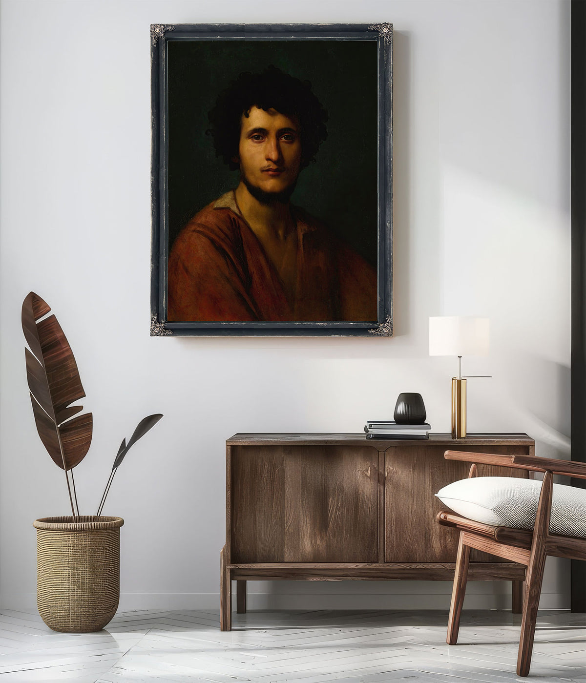Portrait Study Giacomo Orlandi Di By Jean Leon Gerome
