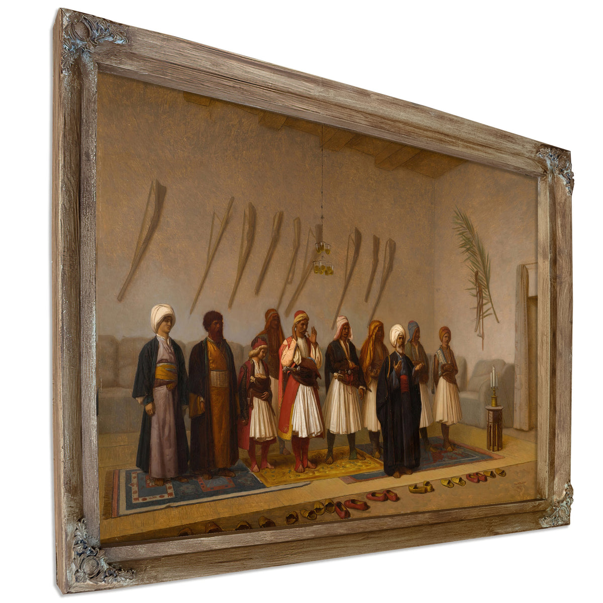 Prayer the House the Arnaut Chief 1857 By Jean Leon Gerome