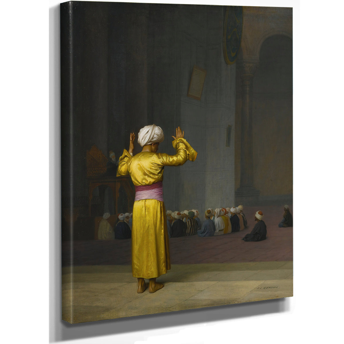 Priere Dans la Mosquee By Jean Leon Gerome
