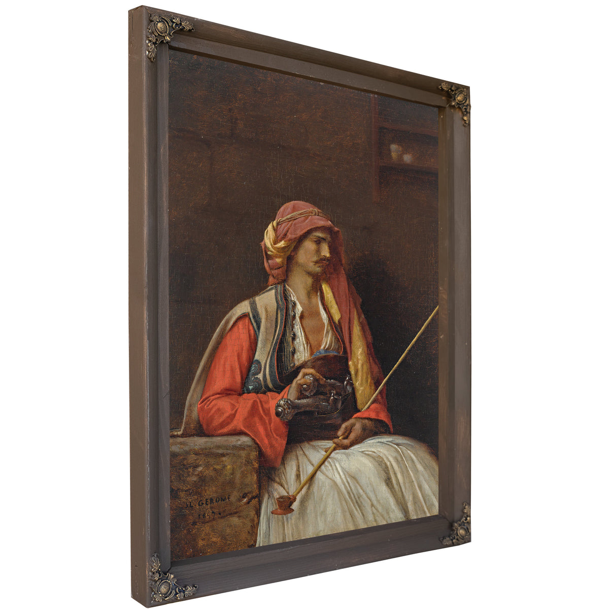Seated Arnaut 1857 By Jean Leon Gerome
