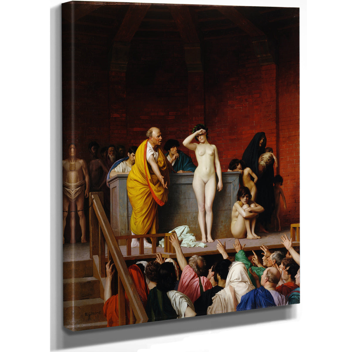 Slave Market Ancient Rome 1884 By Jean Leon Gerome