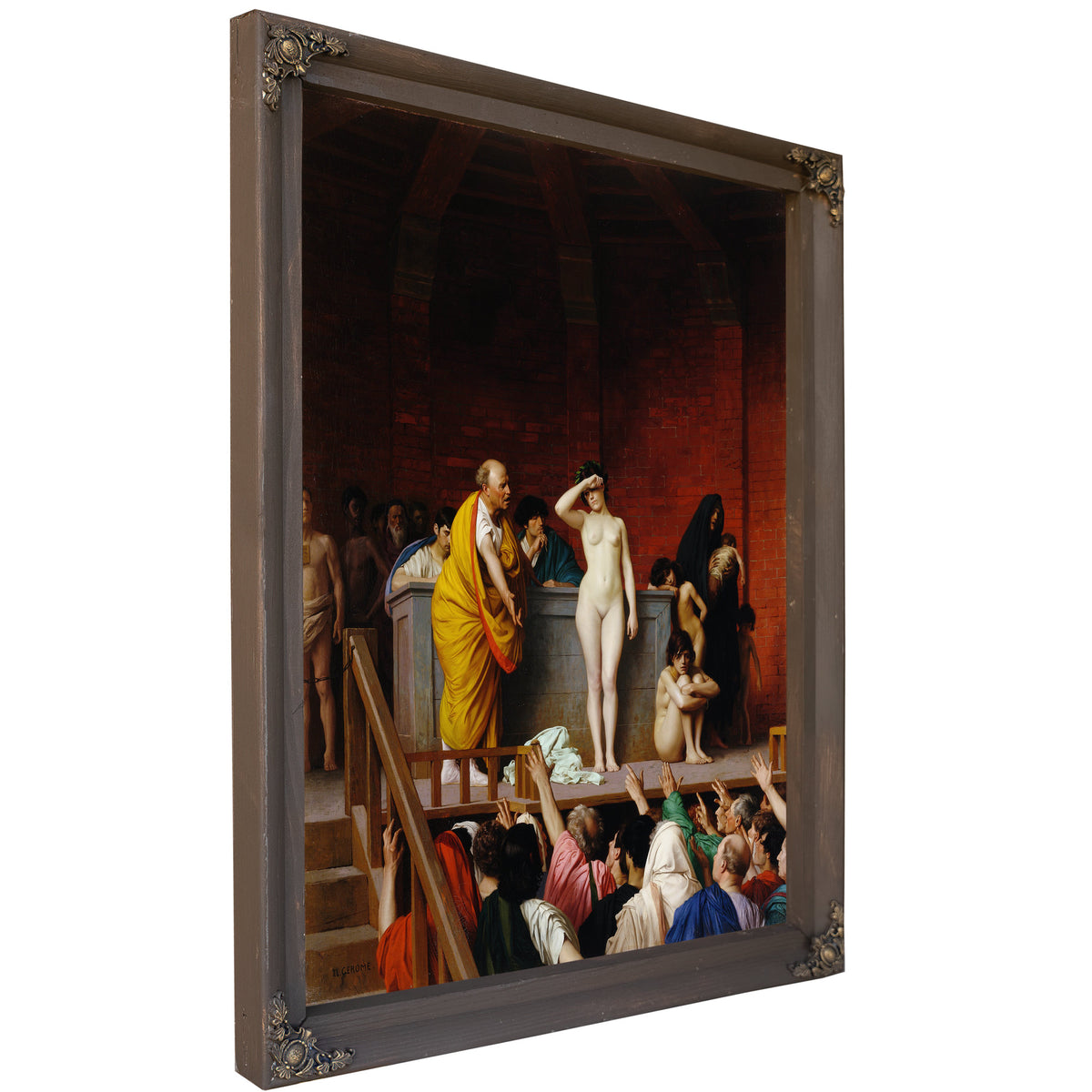 Slave Market Ancient Rome 1884 By Jean Leon Gerome