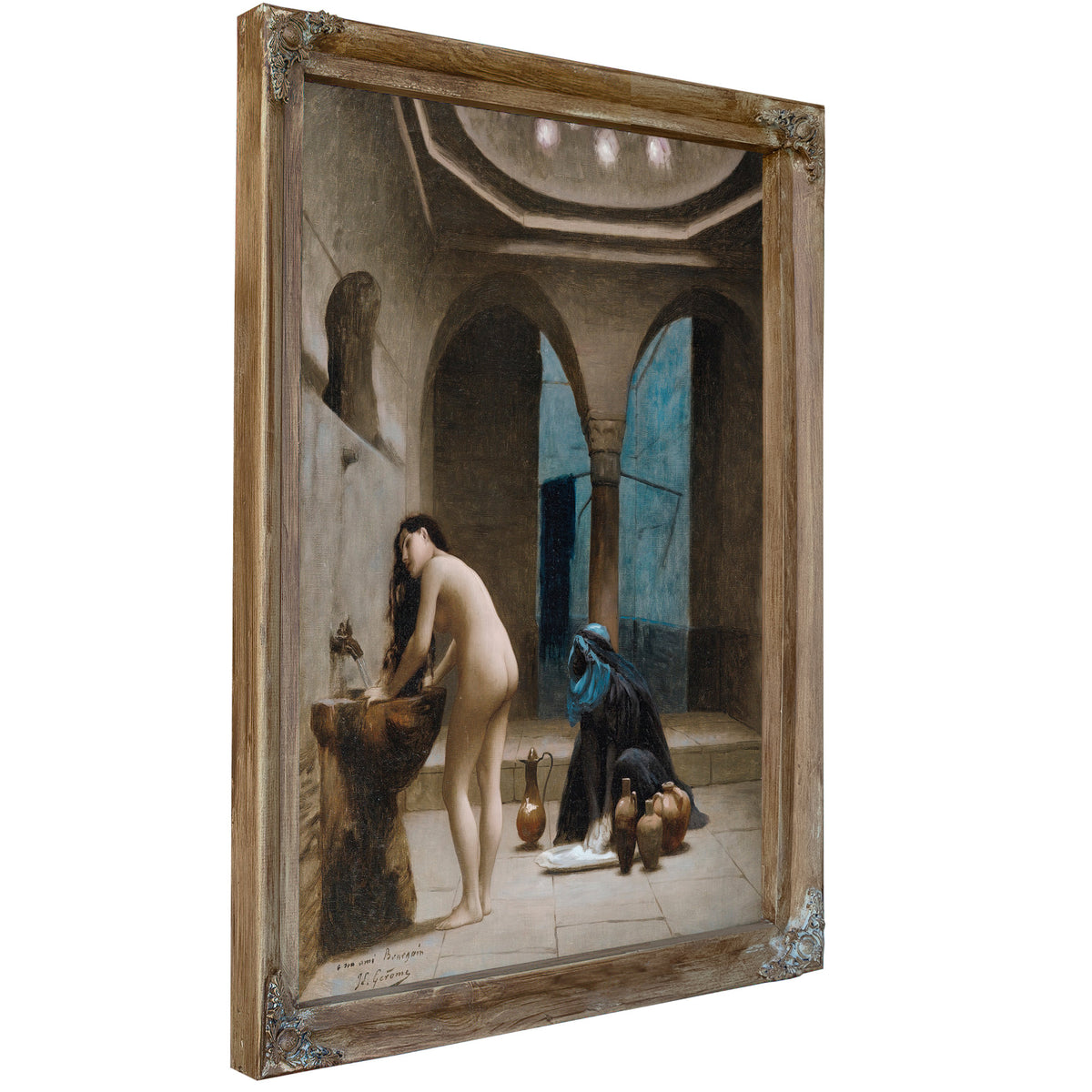 Study a Maure Bath Turkish Woman the By Jean Leon Gerome
