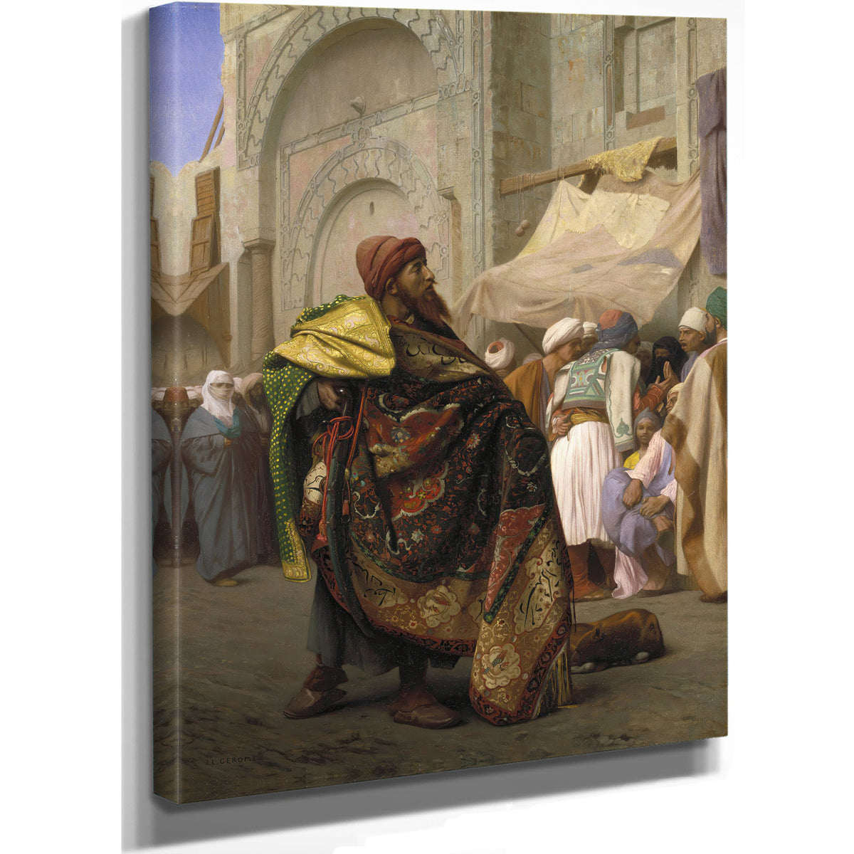 The Carpet Merchant Cairo 1869 By Jean Leon Gerome