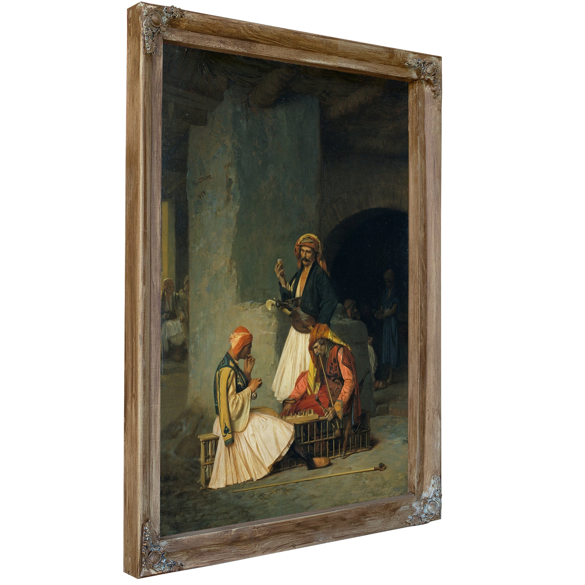 The Draught Players 1859 By Jean Leon Gerome