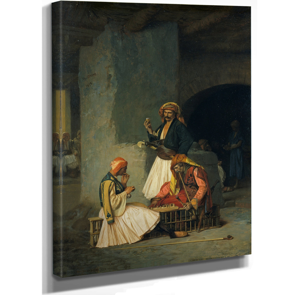 The Draught Players 1859 By Jean Leon Gerome
