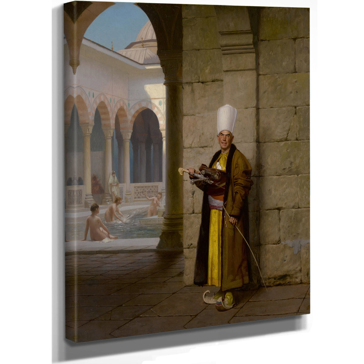 The Grand White Eunuch By Jean Leon Gerome