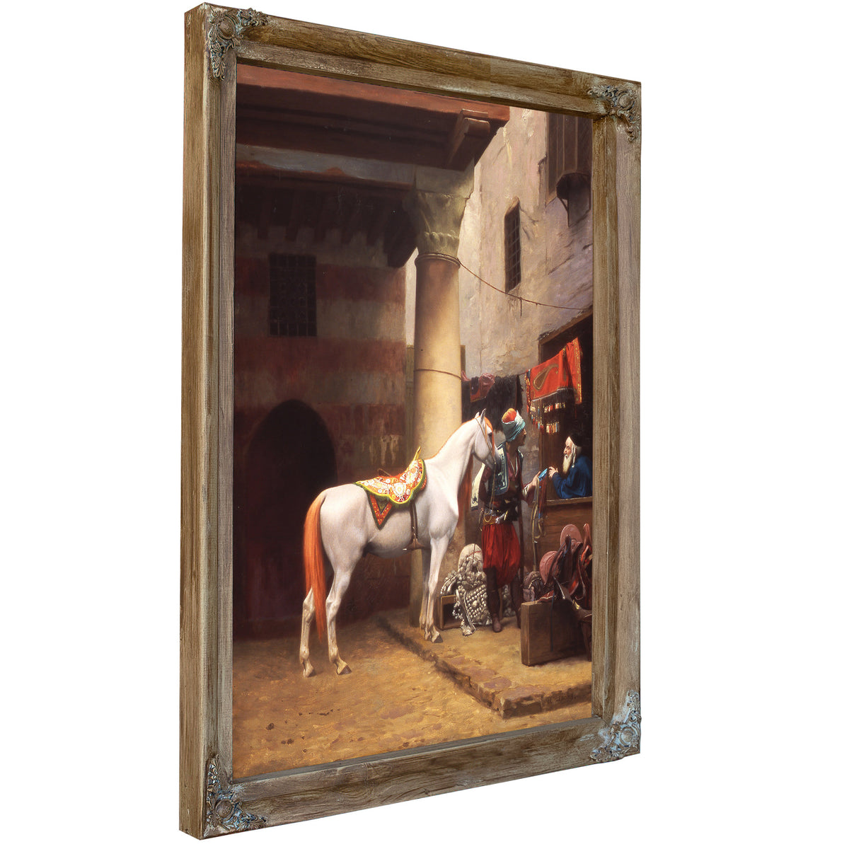 The Saddle Bazaar Cairo 1883 By Jean Leon Gerome