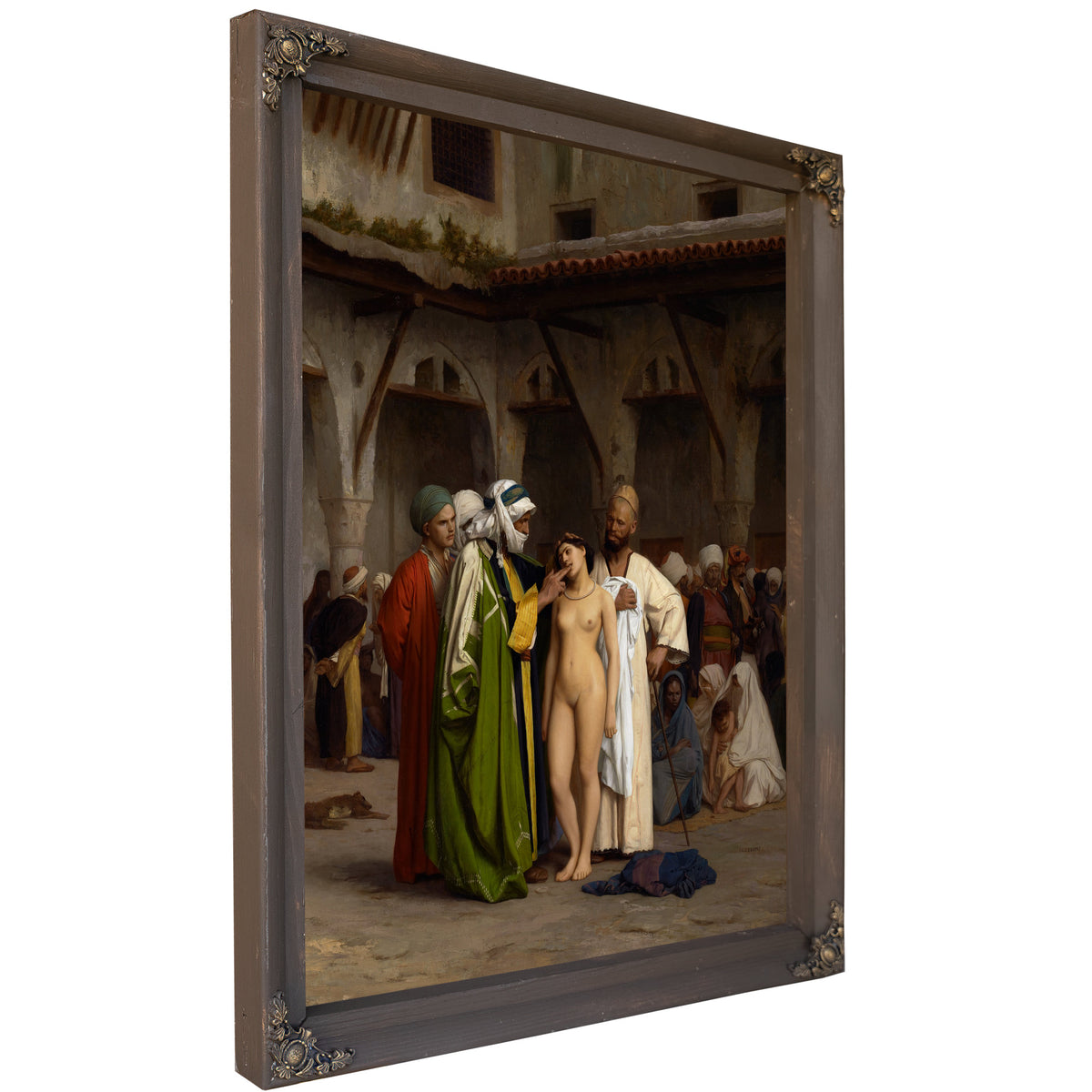 The Slave Market Circa 1866 By Jean Leon Gerome