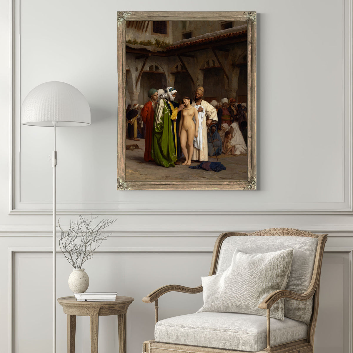 The Slave Market Circa 1866 By Jean Leon Gerome
