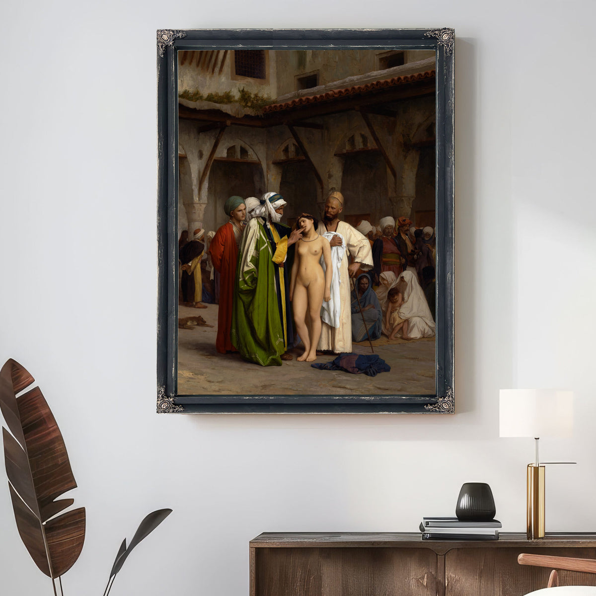 The Slave Market Circa 1866 By Jean Leon Gerome
