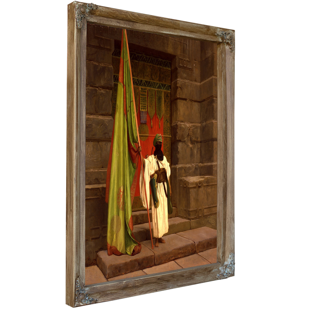 The Standing Bearer Unfolding Holy By Jean Leon Gerome