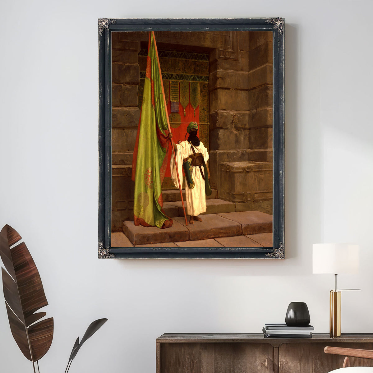 The Standing Bearer Unfolding Holy By Jean Leon Gerome