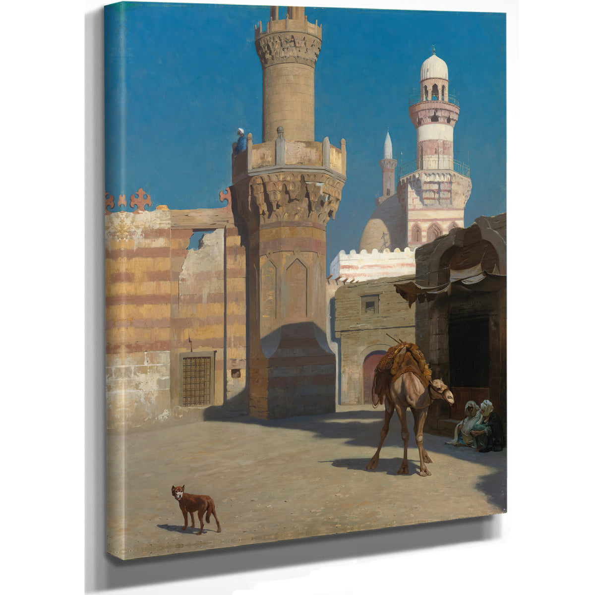 Une Journee Chaude Au Caire Devant la By Jean Leon Gerome