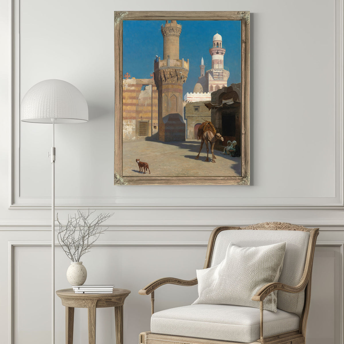 Une Journee Chaude Au Caire Devant la By Jean Leon Gerome