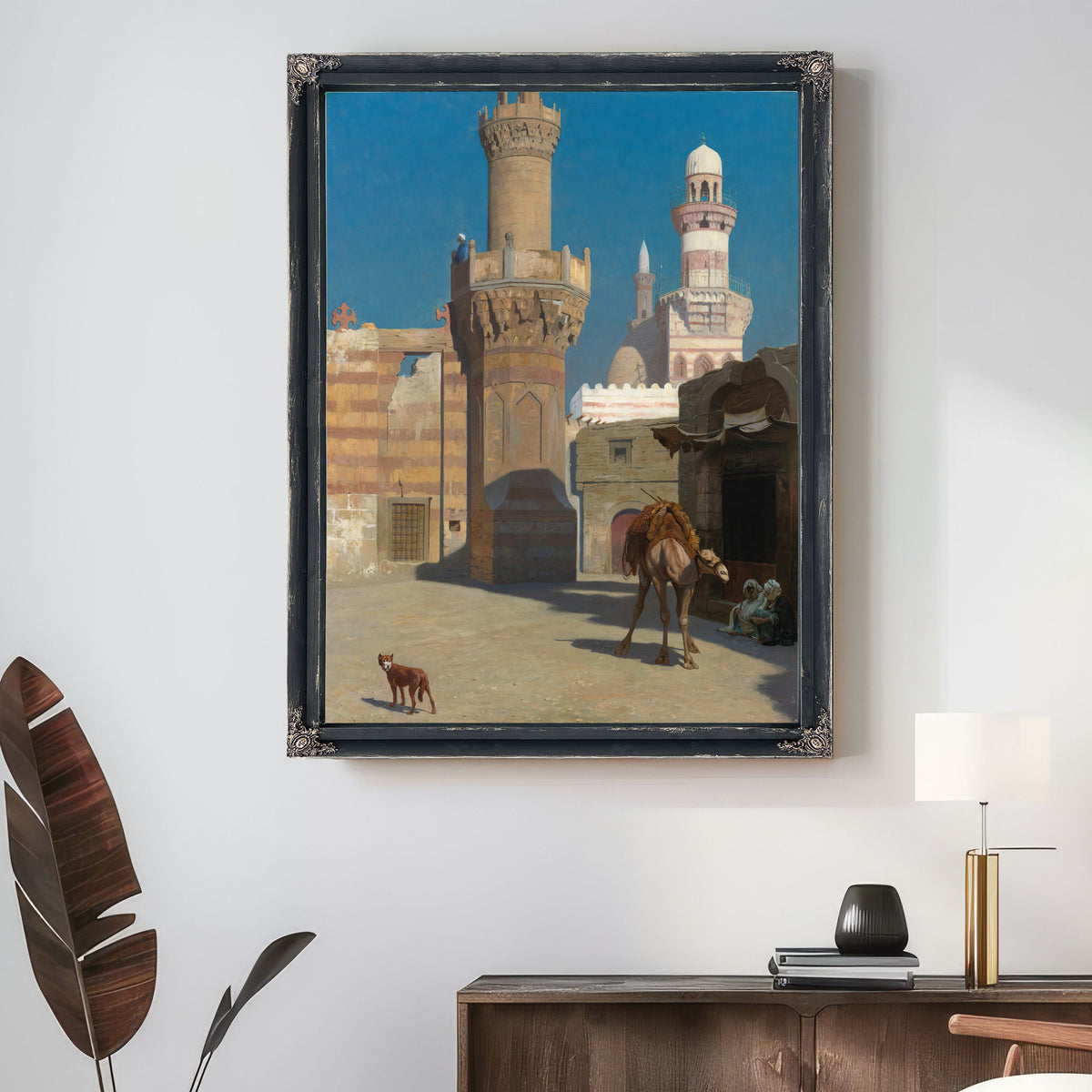 Une Journee Chaude Au Caire Devant la By Jean Leon Gerome