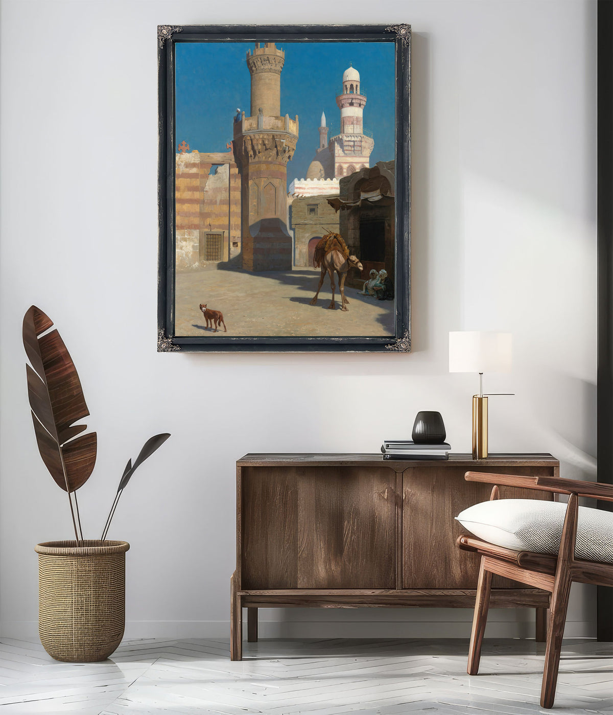 Une Journee Chaude Au Caire Devant la By Jean Leon Gerome