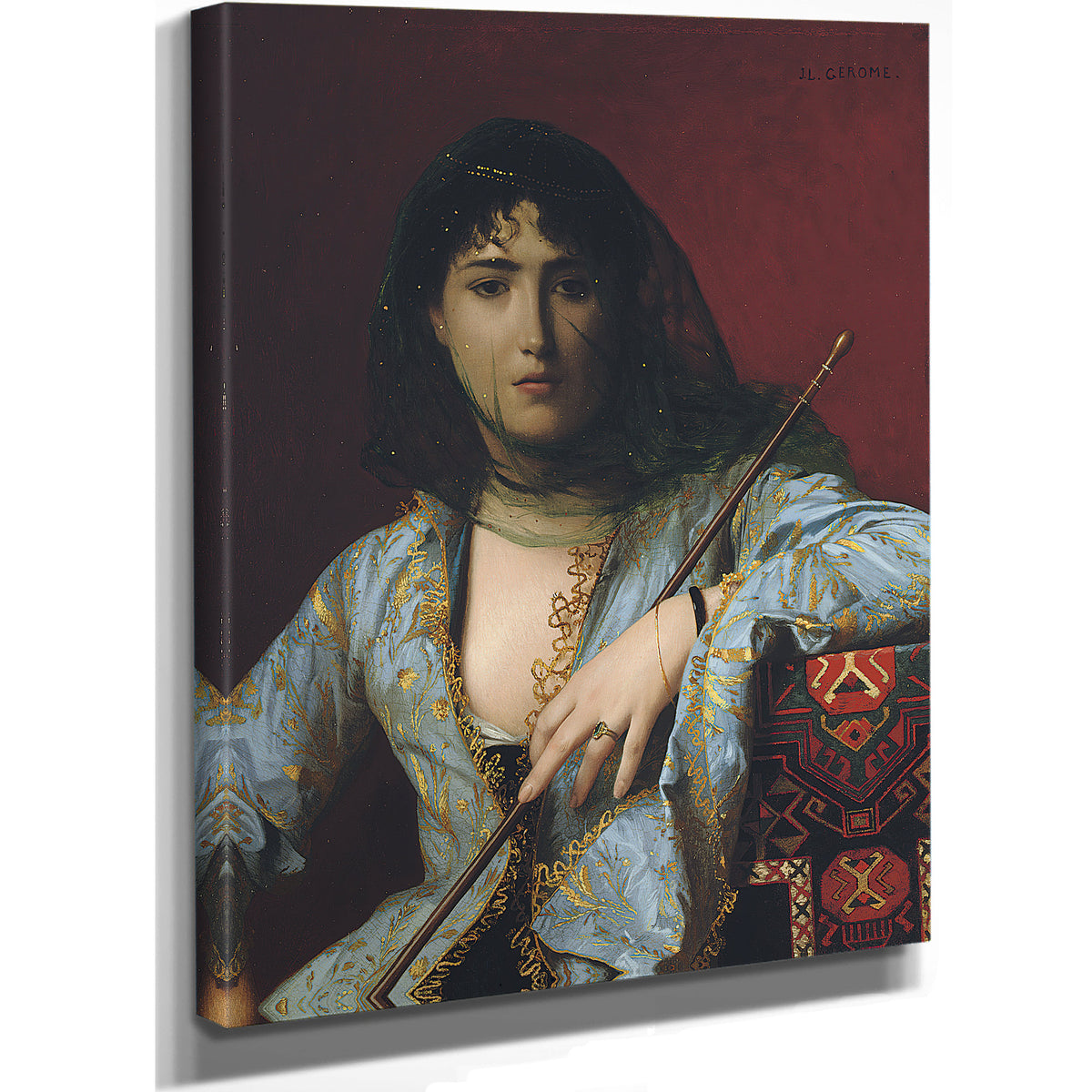 Veiled Circassian Beauty By Jean Leon Gerome