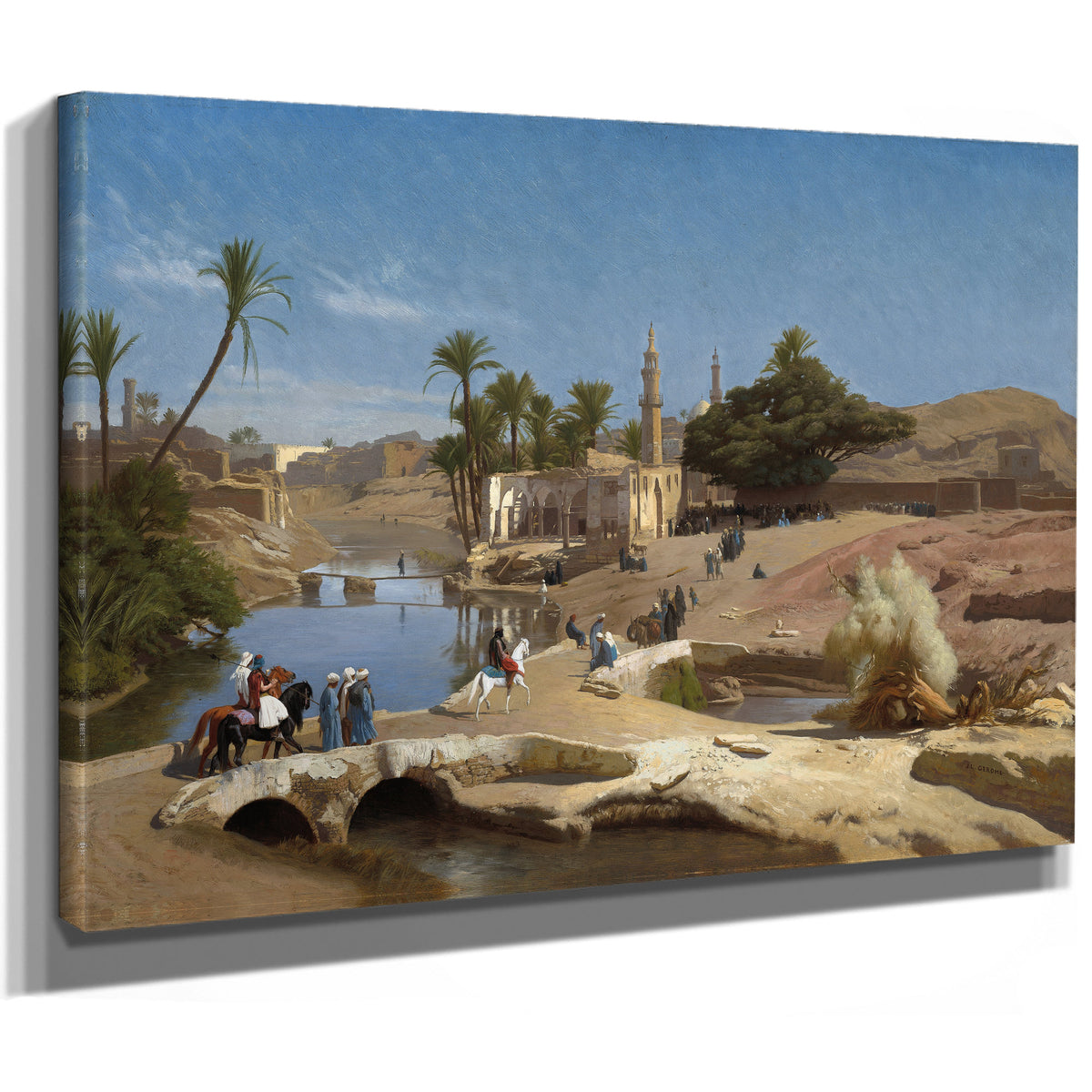 View Medinet El Fayoum C 1868 1870 By Jean Leon Gerome