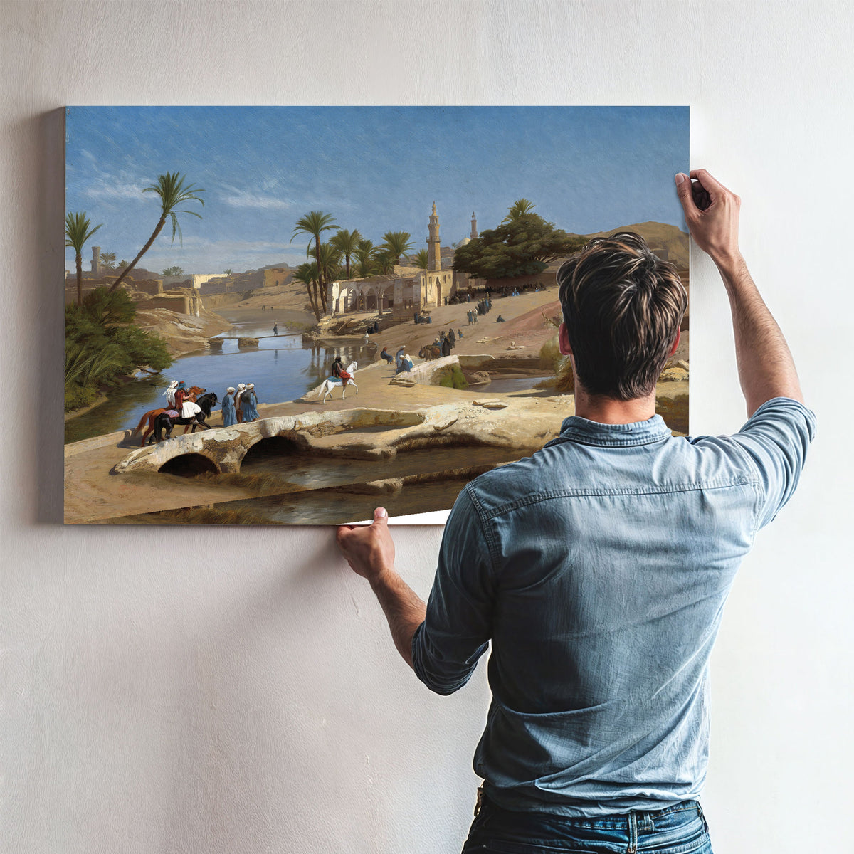 View Medinet El Fayoum C 1868 1870 By Jean Leon Gerome
