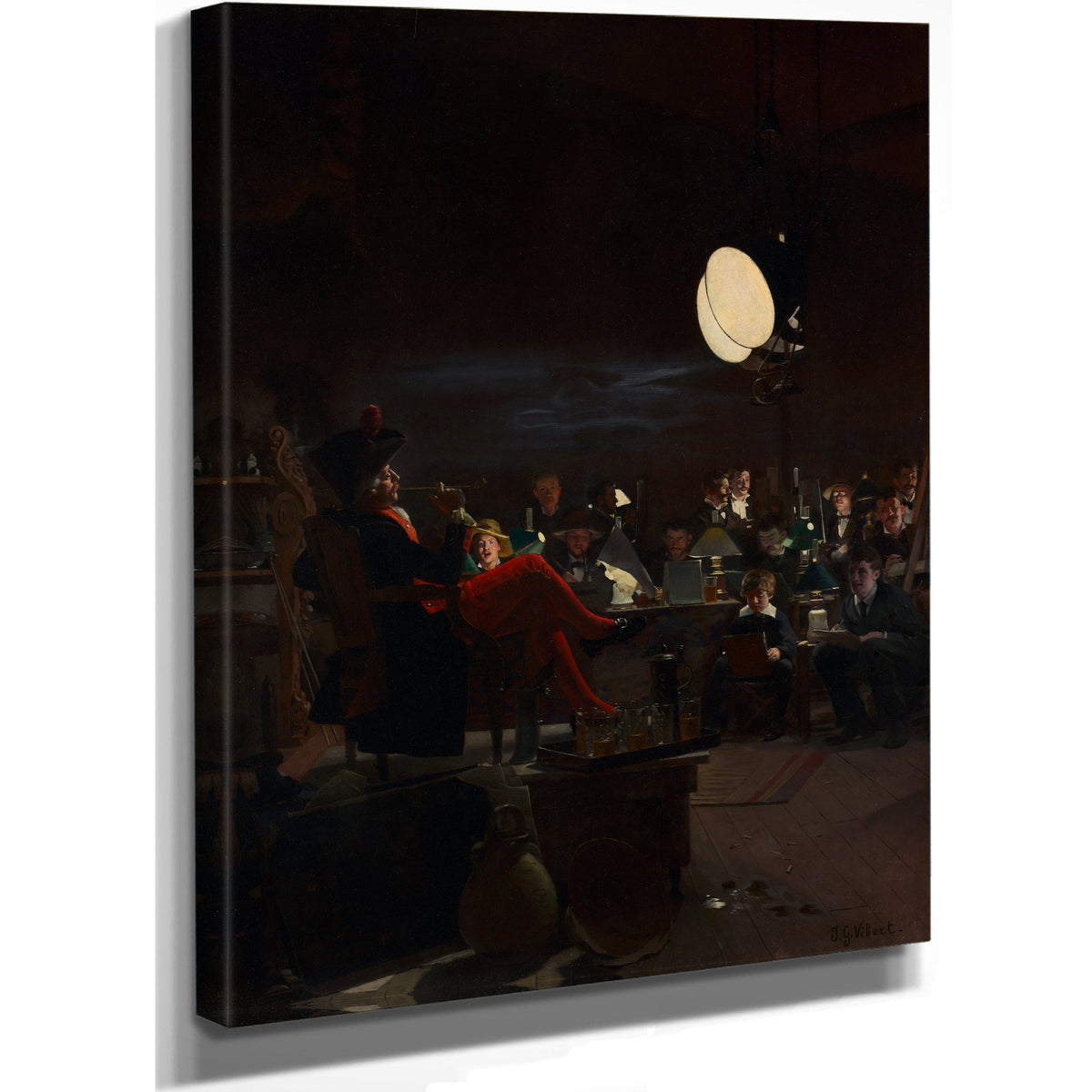 A Night Class By Jehan Georges Vibert