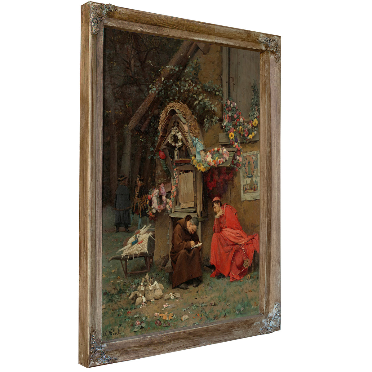 Adding Up Donations By Jehan Georges Vibert