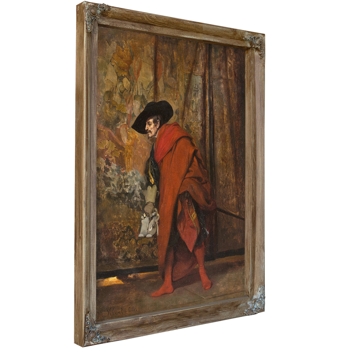 Polonius Behind Curtain By Jehan Georges Vibert