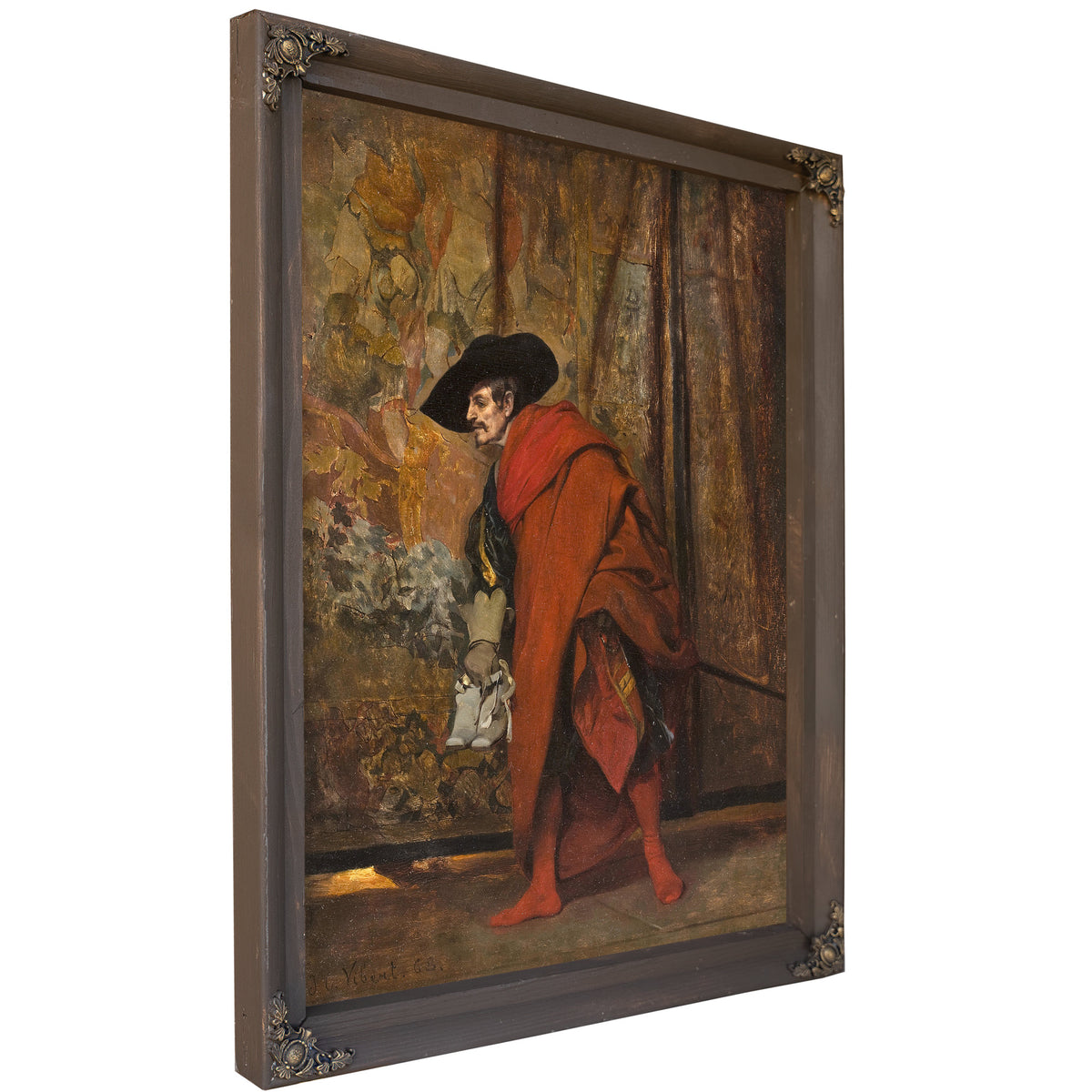 Polonius Behind Curtain By Jehan Georges Vibert