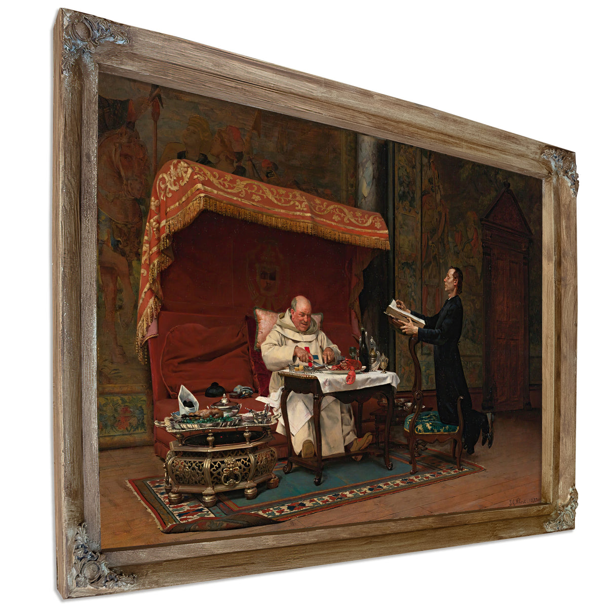 The Canons Dinner By Jehan Georges Vibert