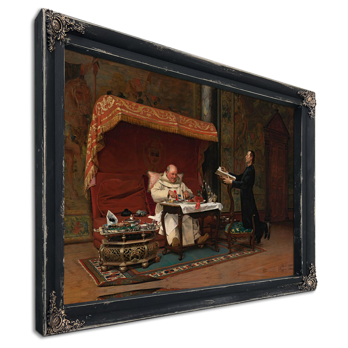 The Canons Dinner By Jehan Georges Vibert