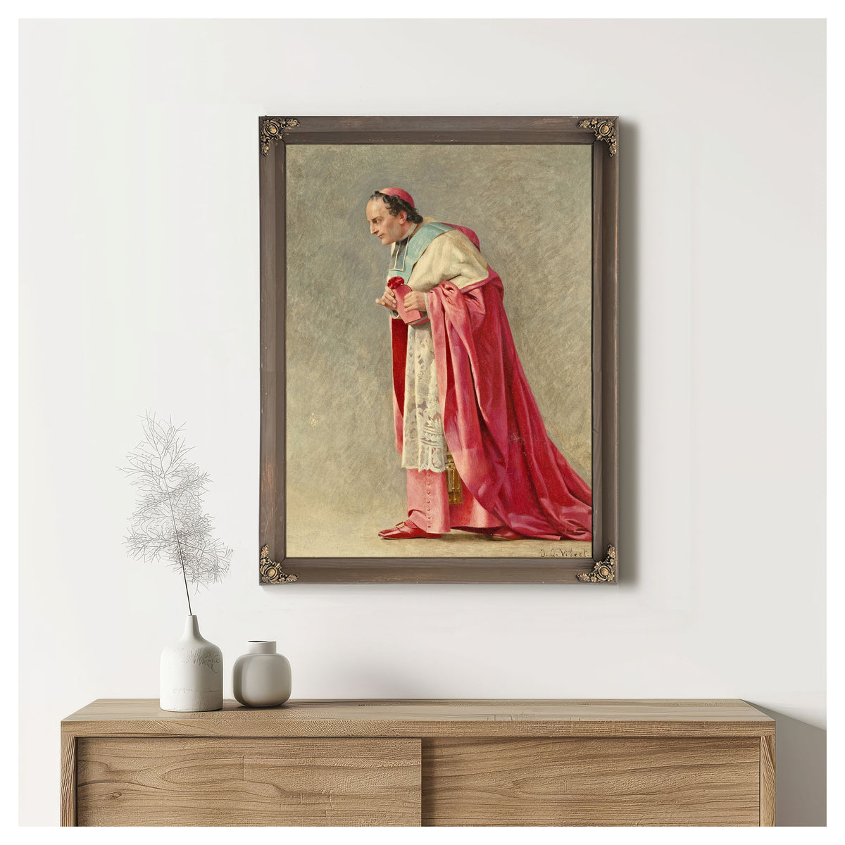 The Cardinal By Jehan Georges Vibert