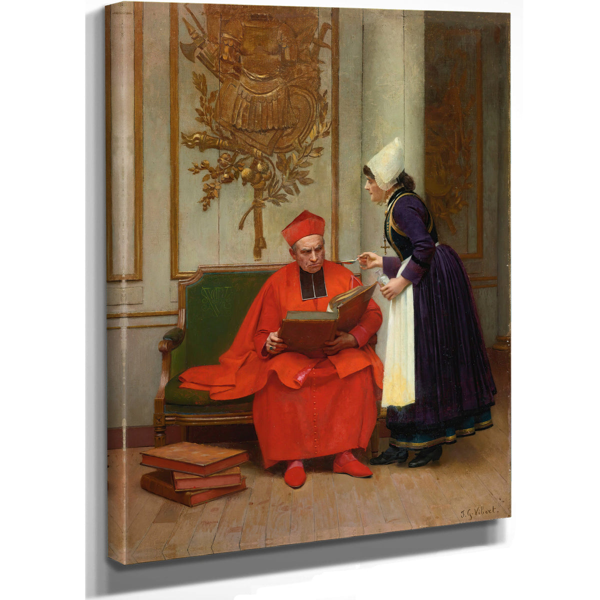 Tough Medicine By Jehan Georges Vibert