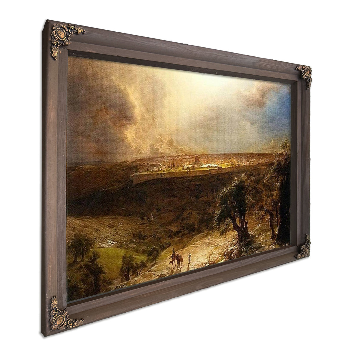 Jerusalem From The Mount Of Olives By Frederic Edwin Church