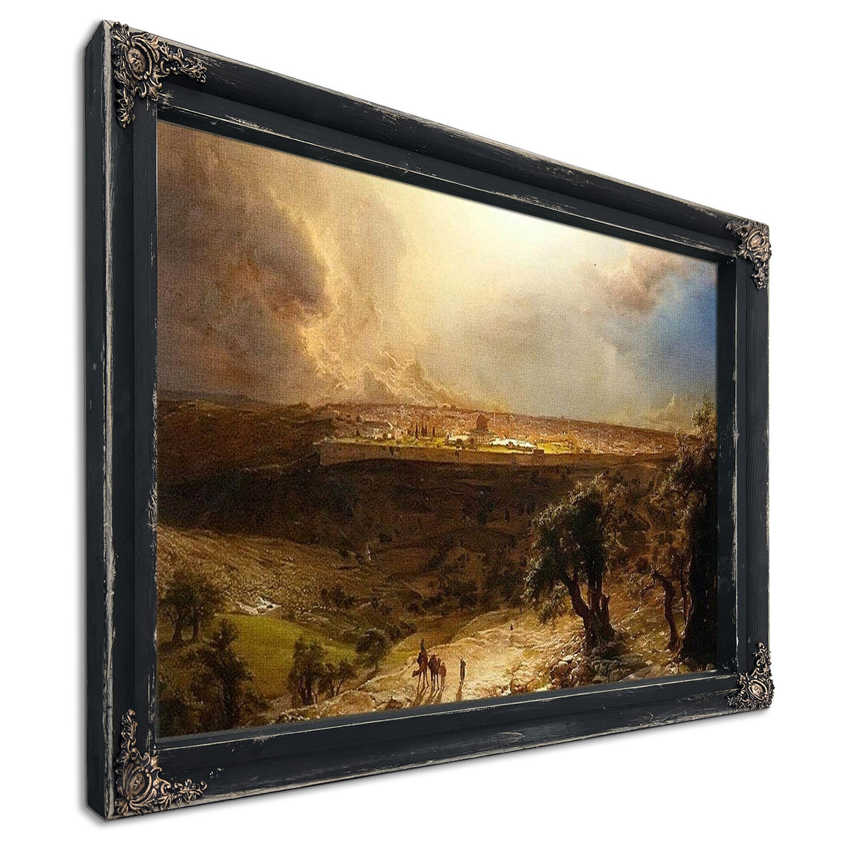 Jerusalem From The Mount Of Olives By Frederic Edwin Church
