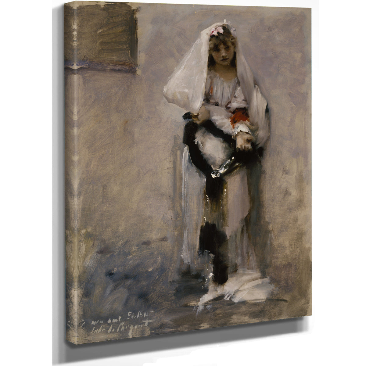 A Parisian Beggar Girl Circa 1880 By John Singer Sargent