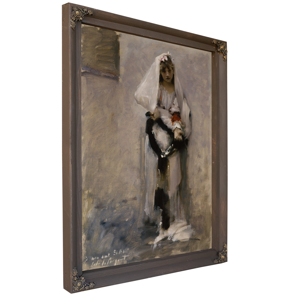 A Parisian Beggar Girl Circa 1880 By John Singer Sargent