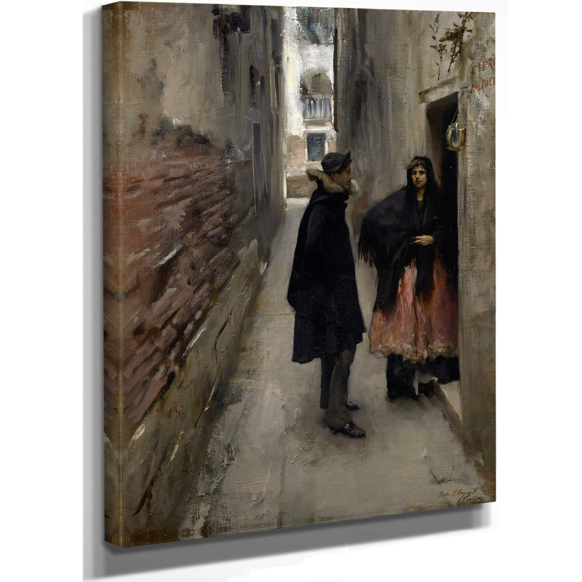 A Street Venice C 188082 By John Singer Sargent