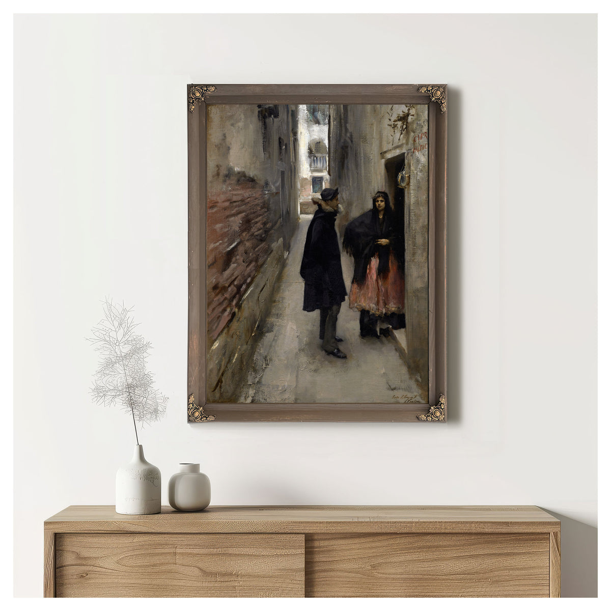 A Street Venice C 188082 By John Singer Sargent