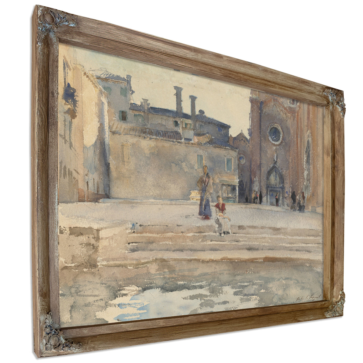 Campo Dei Frari Venice C 1880 By John Singer Sargent
