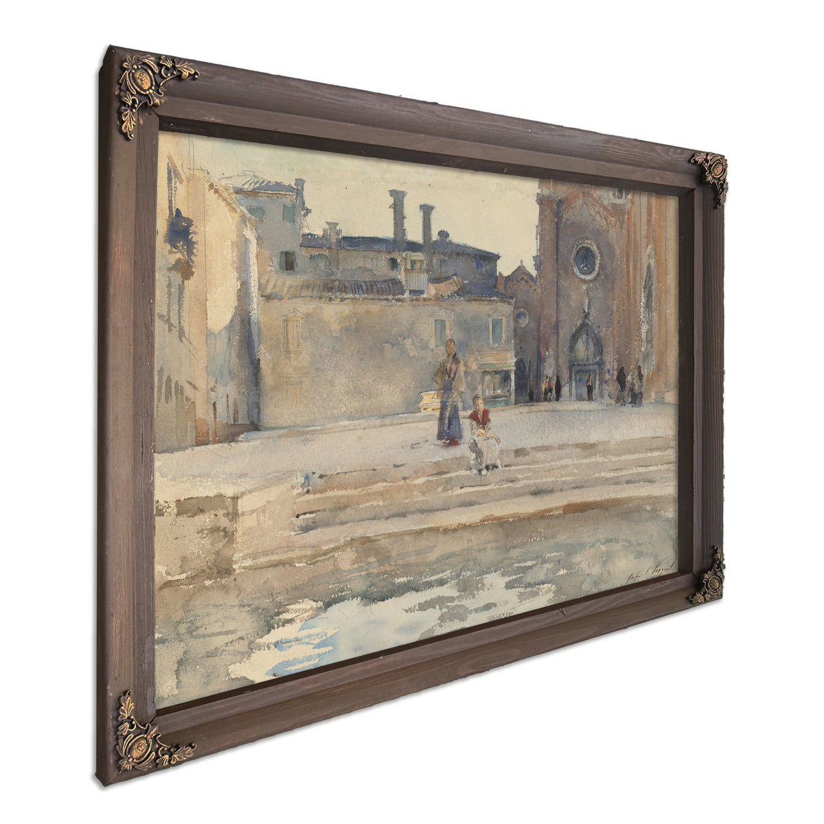 Campo Dei Frari Venice C 1880 By John Singer Sargent
