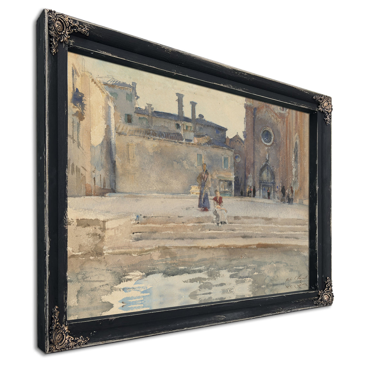Campo Dei Frari Venice C 1880 By John Singer Sargent