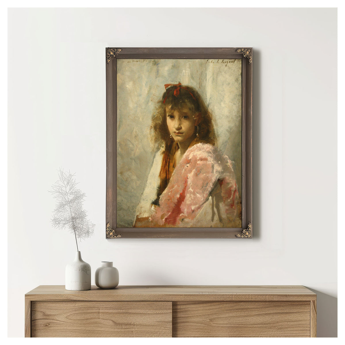 Carmela Bertagna Circa 1880 By John Singer Sargent