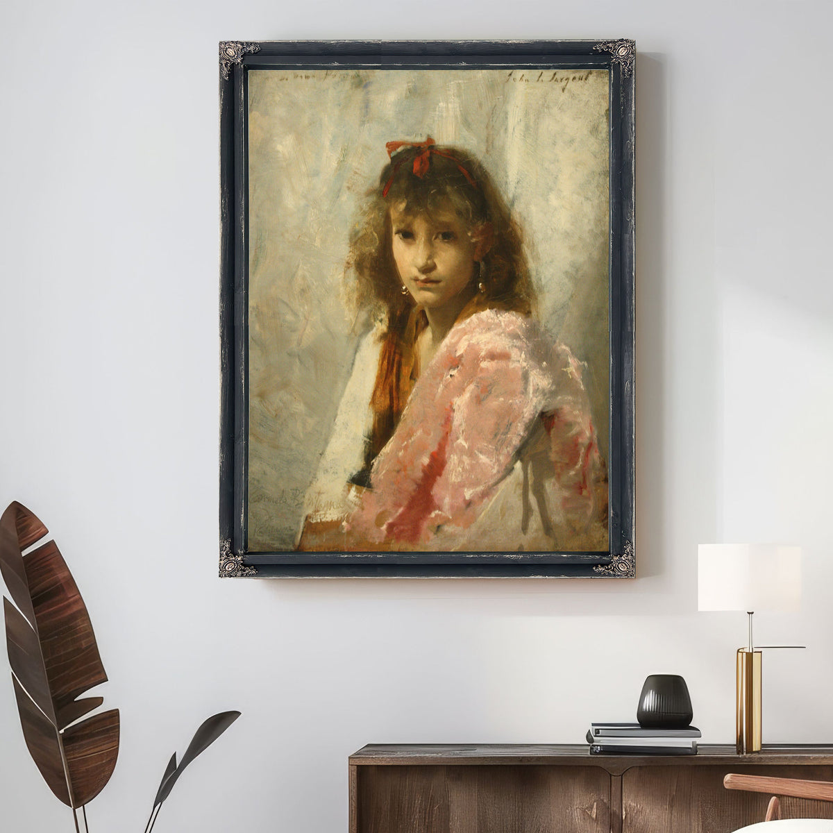 Carmela Bertagna Circa 1880 By John Singer Sargent