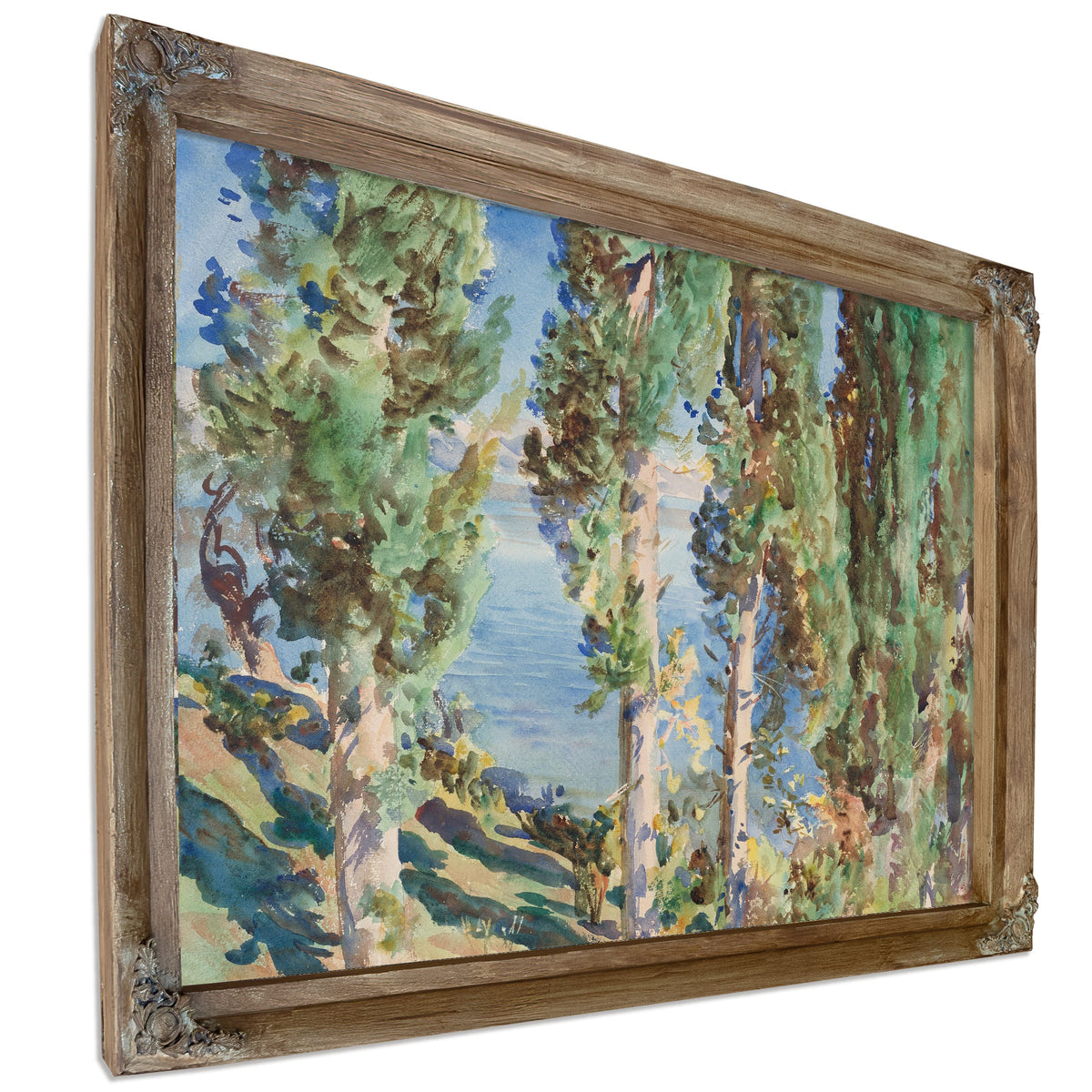 Corfu Cypresses 1909 By John Singer Sargent