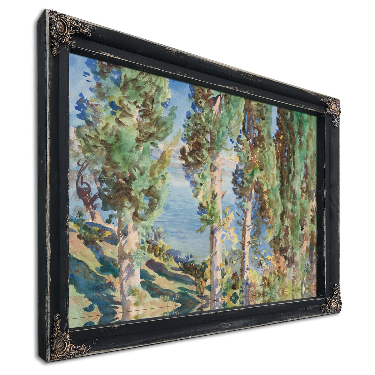 Corfu Cypresses 1909 By John Singer Sargent
