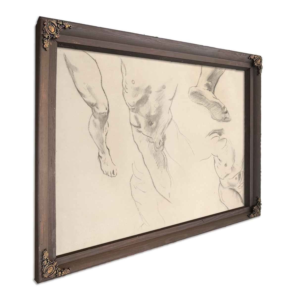 Figure Studies a Nude Youth By John Singer Sargent