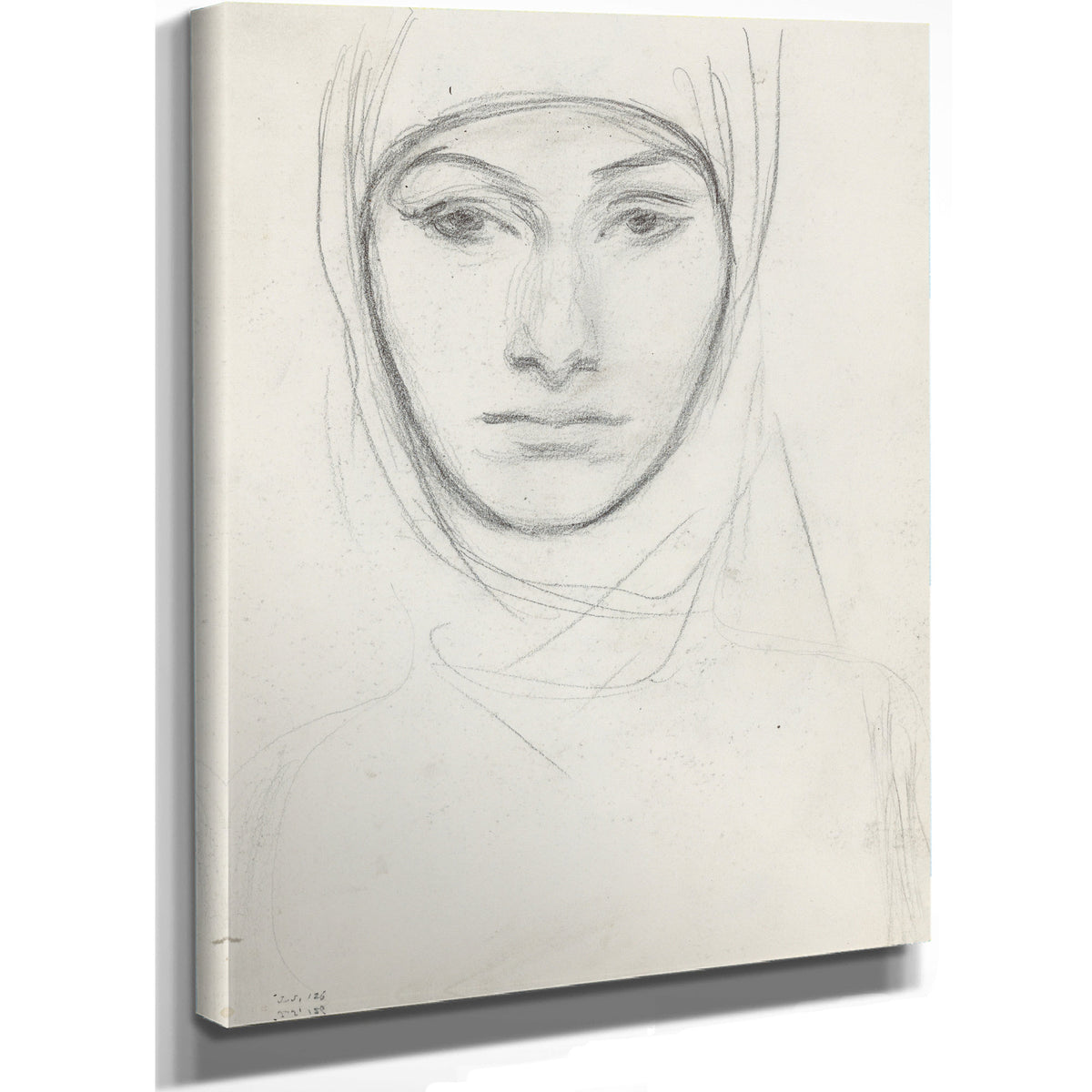 Head a Woman By John Singer Sargent