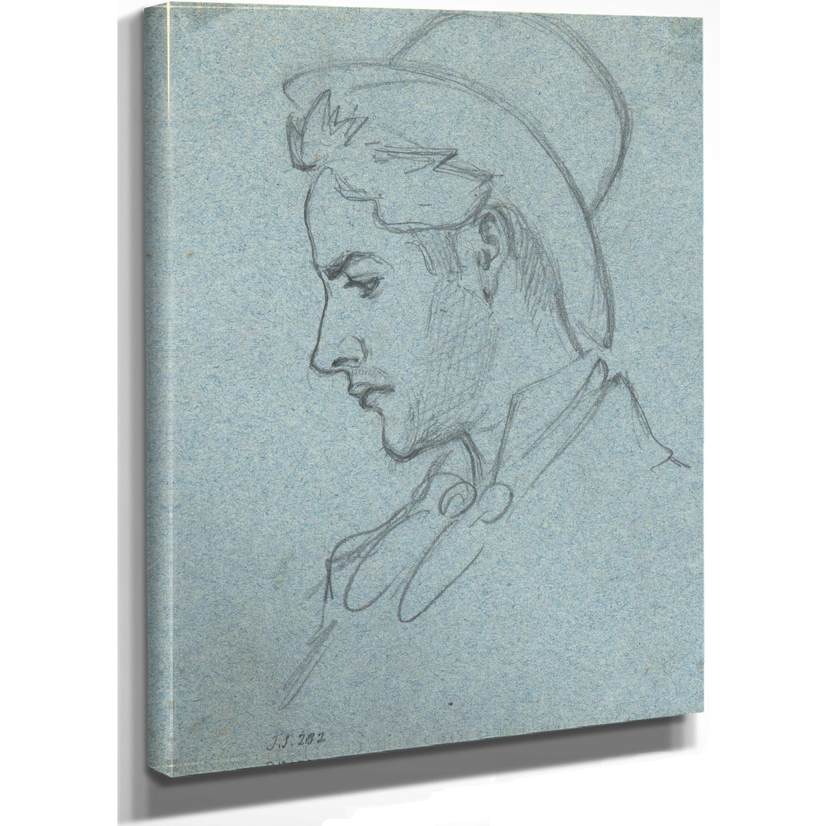Head a Young Man By John Singer Sargent
