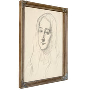 Head a Young Woman By John Singer Sargent