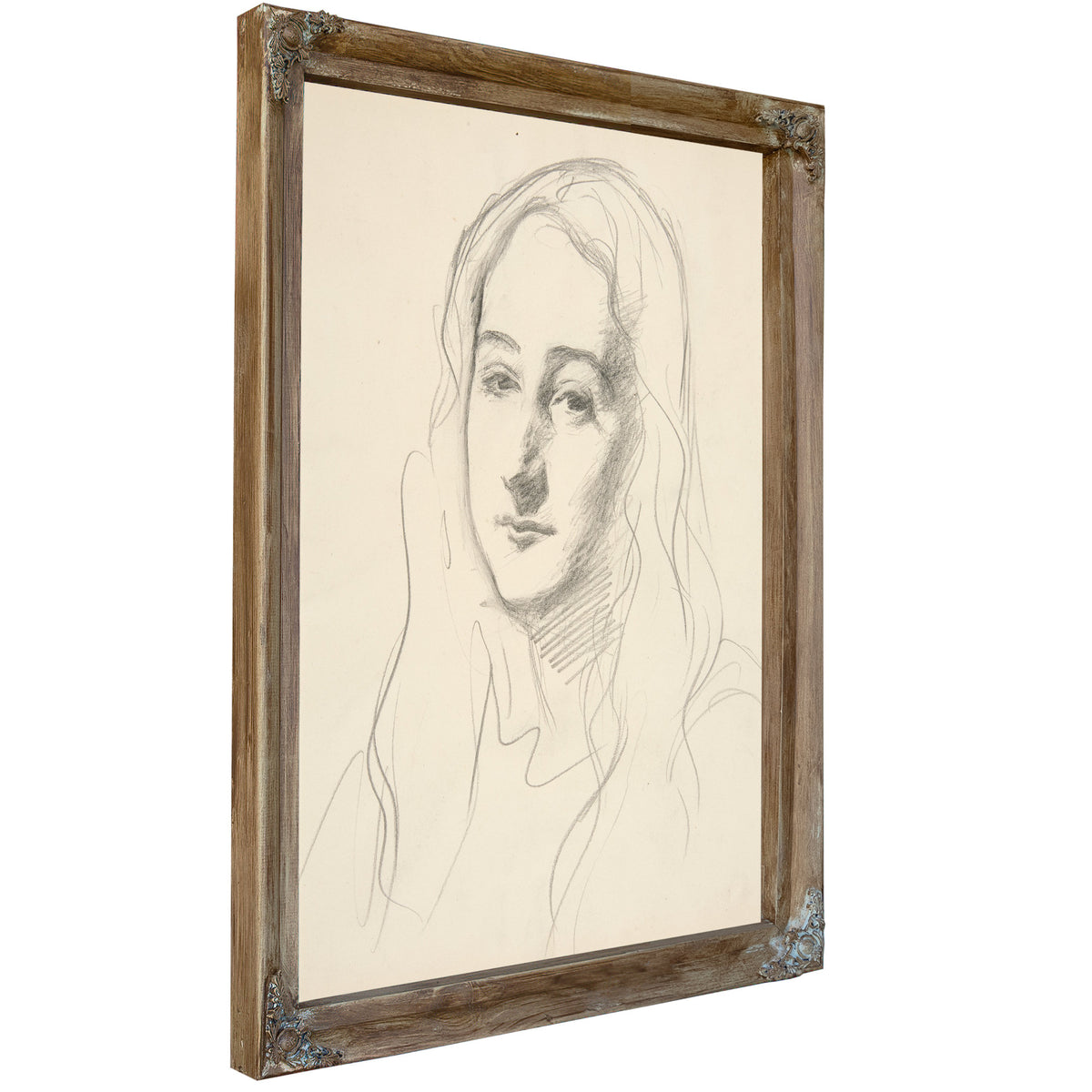 Head a Young Woman By John Singer Sargent